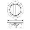 RV Open / Close ABS Ceiling Vent White - Image 2