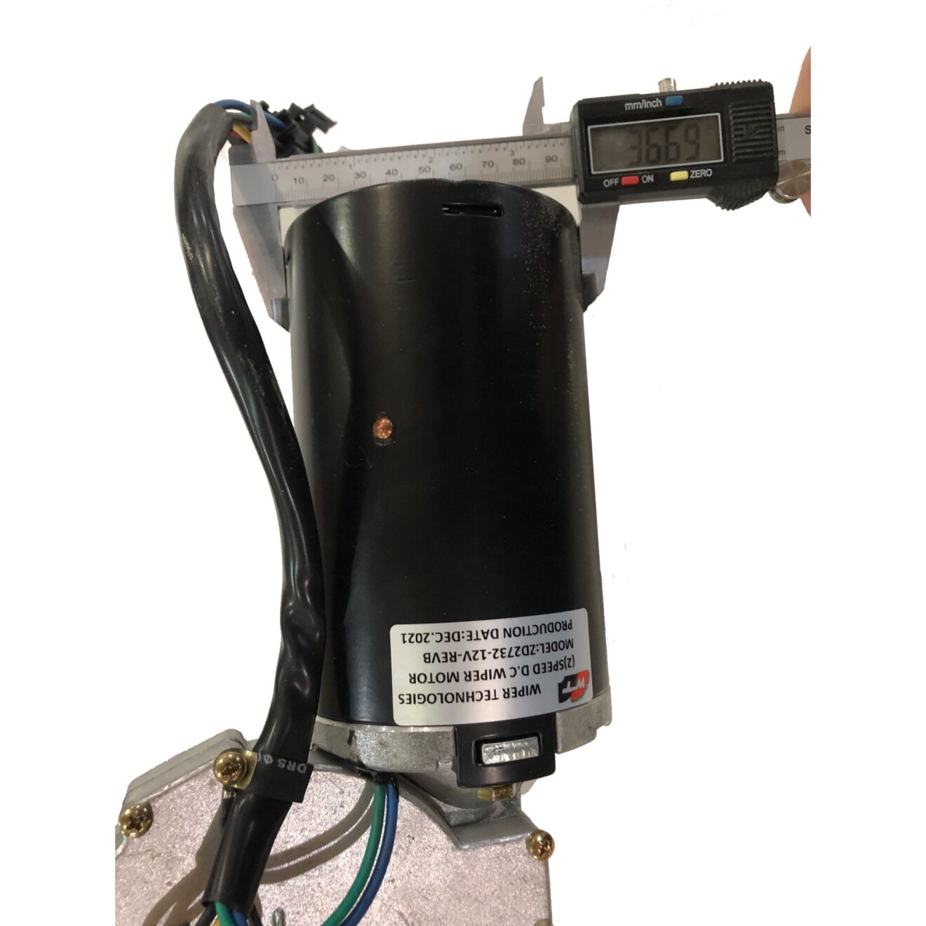 RV H.D. WIPER MOTOR for H.D. RADIAL AND OPPOSING SYSTEMS. 150W/12V