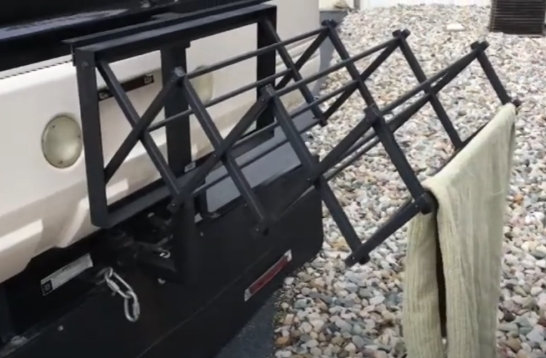RV EZ Hitch Drying Rack BJs RV and Marine