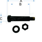 RV Wiper Technologies Blade fastening Bolt washer and nut