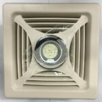 RV 12 Volt DC POWERED BATH VENTILATOR VENT FAN with LED LIGHT