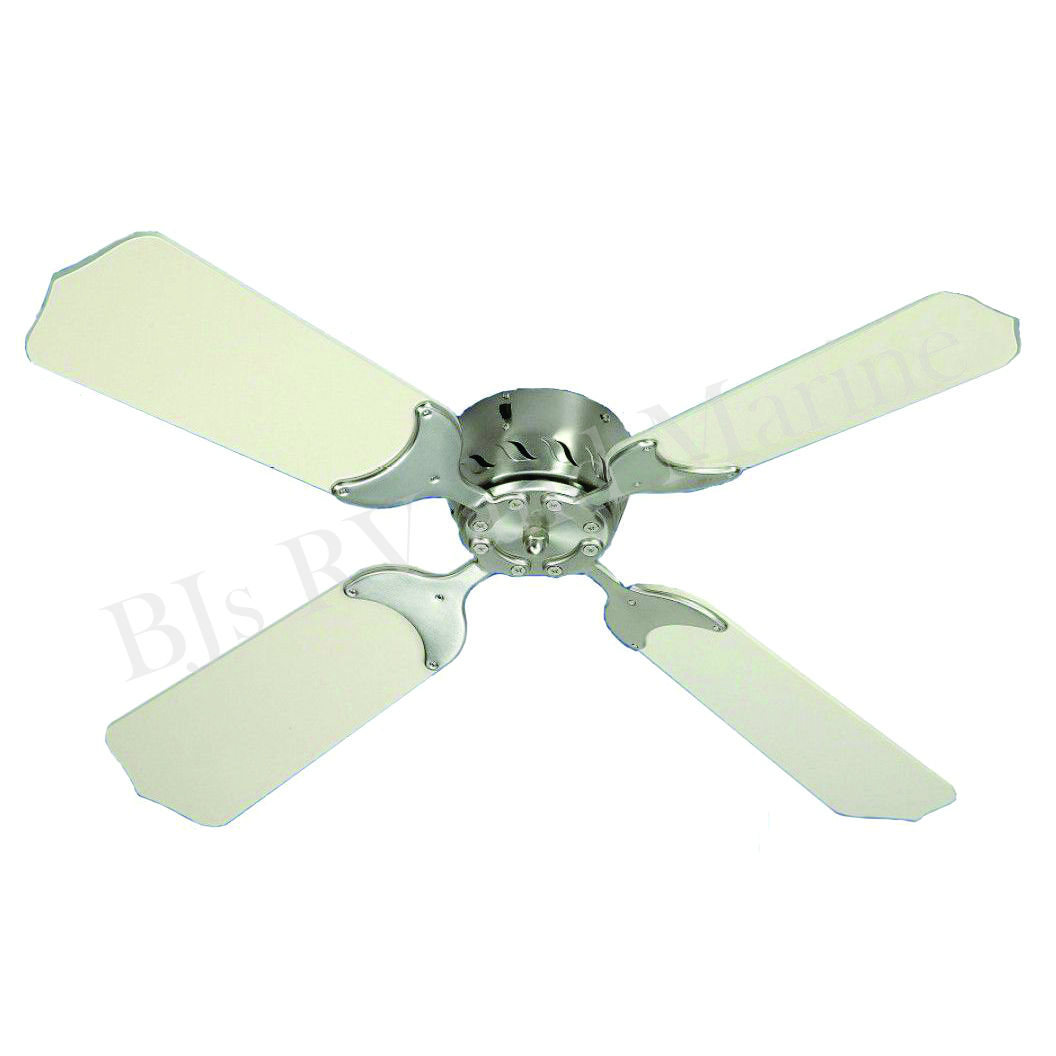 Mengnessly 28" Inch Ceiling Fan AC 110V/DC 12V Indoor Outdoor Gazebo