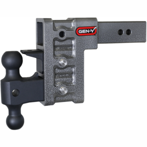 MEGA-DUTY 2.5"" Shank 6"" Drop 3K TW 21K Hitch & GH-061 Versa-Ball & GH-062 Pintle Lock
