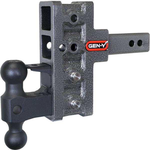 2" Shank 5" Offset Drop 2K TW 16K Hitch & GH-051 Versa-Ball & GH-032 Pintle Lock