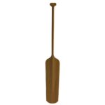 Doll Sized Cute Miniature Ottertail Canoe Paddle