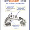 DGN RV Soft Close Adjustable Door Hinge 2962NB2R
