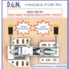 DGN 2952-3M-3D_2 RV Soft Close Adjustable Door Hinge