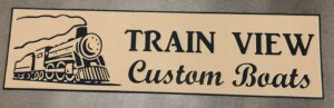 Trainview Boats Custom Logo Non Skid Non Slip SeaDek