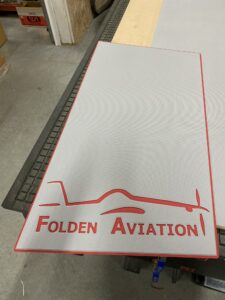 Folden Aviation Custom SeaDek Logo