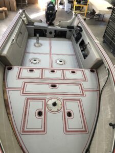 Custom Layout Non Skid Non Slip SeaDek 2 color Miller Canvas Shop