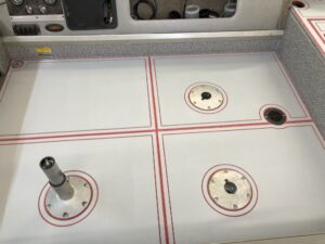 Custom Layout Non Skid Non Slip SeaDek 2 color Miller Canvas Shop