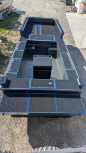 SeaDek Custom Logo Non Skid Non Slip 2 color HD Trainview Boats