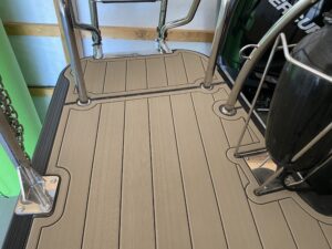 Barletta Pontoon Custom SeaDek Install